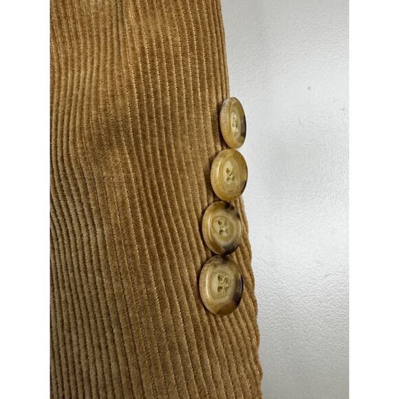 Lands End Mens 42R Classic Corduroy Blazer 100% Cotton 2 Button Jacket Camel Tan - Picture 5 of 16